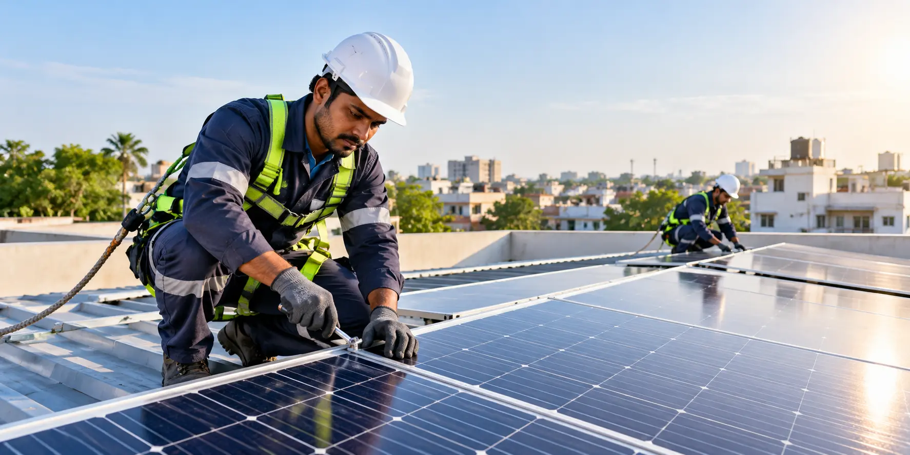 Solar panel installation and maintenance in Jamshedpur